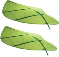 🌿 ikea green leaf lova kid bed canopy - improved 2017 model for home and office - perfect for diffusing office lighting - short stem (2-pack) logo