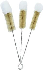 img 2 attached to 🧹 Versatile Cleaning Essential: Huji Stainless Steel Multi-Purpose Soft Tip Brushes (Set of 3)