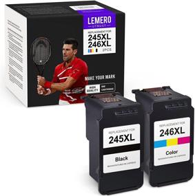 img 4 attached to 🖨️ LemeroUtrust Canon 245XL 245 XL PG-245XL 246XL 246 XL CL-246XL Ink Cartridge Replacement for Canon PIXMA MX492 MX490 MG2522 MG2525 TS3122 TS202 IP2820 (Black Tri-Color, 2-Pack)