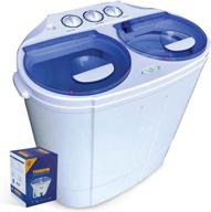 🔄 garatic portable compact mini twin tub washing machine - 13lbs capacity for camping, apartments, dorms, college rooms, rv's, delicates & more - wash & spin cycle, built-in gravity drain logo