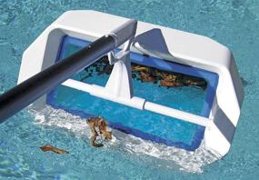 img 3 attached to Poolmaster 29012 Swivel Skim Elite: Enhanced Cleaning Tool for Pools – 21 Inches Wide, Multicolor