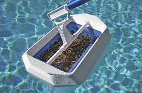 img 2 attached to Poolmaster 29012 Swivel Skim Elite: Enhanced Cleaning Tool for Pools – 21 Inches Wide, Multicolor