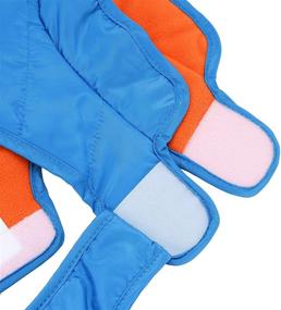 img 1 attached to 🐾 Mile High Life Reversible Dog Vest: Windproof & Waterproof Winter Coat for Small Dogs, Cats, and Pets - Adjustable Chest Size, Fleece Lining, Easy Step-in Closure