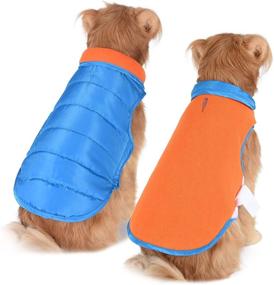 img 3 attached to 🐾 Mile High Life Reversible Dog Vest: Windproof & Waterproof Winter Coat for Small Dogs, Cats, and Pets - Adjustable Chest Size, Fleece Lining, Easy Step-in Closure