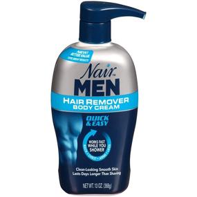 img 4 attached to Nair Men's Hair Remover Body Cream, 13 oz.