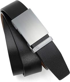 img 1 attached to CHAOREN Italian Ratchet Genuine Leather Men's Accessories and Belts