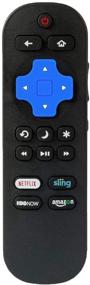 img 3 attached to 📺 LC-RCRUS-17 Compatible Remote Control for Sharp Roku TV LC50LB481U LC32LB481U LC43LB481U LC55LB481U - Green Case Included