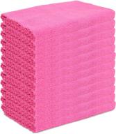 🚗 12-pack hot pink arkwright microfiber car cleaning towels for efficient cleaning logo