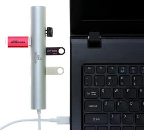 img 1 attached to 💻 NRGized C500 Универсальный USB-C 7-портовый USB 3.0 концентратор для устройств с интерфейсом Type-C (совместим с новым MacBook, ChromeBook Pixel и другими)