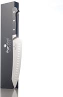 🔪 pur-well living chef knife classic 8in: professional german stainless steel blade for versatile culinary excellence logo