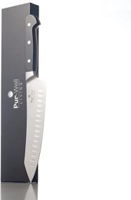 img 4 attached to 🔪 Pur-Well Living Chef Knife Classic 8in: Professional German Stainless Steel Blade for Versatile Culinary Excellence