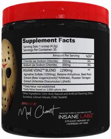 img 3 attached to 🔥 Insane Labz Insane Veinz Non Stimulant NO Enhancing Powder: Maximize Vascularity with Agmatine Sulfate and Betaine Anhydrous - Fruit Punch Flavor, 35 Servings