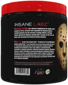 img 2 attached to 🔥 Insane Labz Insane Veinz Non Stimulant NO Enhancing Powder: Maximize Vascularity with Agmatine Sulfate and Betaine Anhydrous - Fruit Punch Flavor, 35 Servings