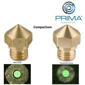 img 1 attached to 🔧 PrimaCreator PC NSP 04Hx1 MK10 Hardened Steel Nozzle: Enhanced Performance and Durability for Precise 3D Printing