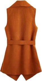 img 3 attached to SheIn Womens Sleeveless Casual Cardigan