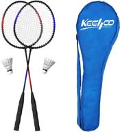 🏸 kh 2 player badminton rackets set: lightweight, sturdy, and fun for adults and kids логотип