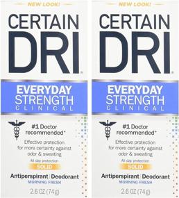 img 1 attached to 👕 Two-Pack of Certain Dri A.M. Solid Antiperspirant/Deodorant - 2.6 Oz Each