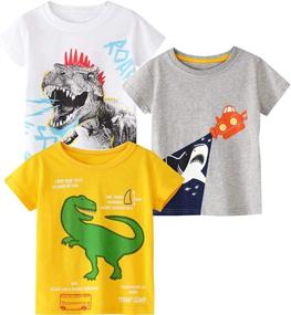 img 2 attached to Toddler Shirts Graphic Sleeveless T Shirts Boys' Clothing via Tops, Tees & Shirts