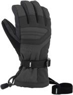 stay warm and protected: introducing the kombi junior storm cuff iii gloves logo