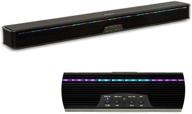 🔊 optimal soundbar speaker with rgb led light bar: multiple colors, tv wall mount, bluetooth, aux, optical, and hdmi connection for ultimate entertainment system logo