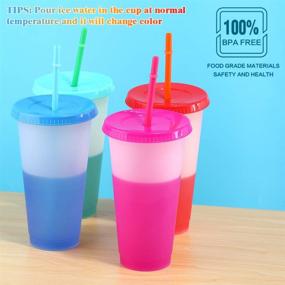 img 3 attached to 🌈✨ Ultimate Cleaning Power: Reusable Color Changing Cups for Spotless Results