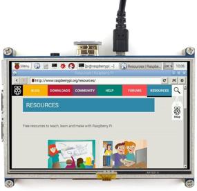 img 3 attached to 📺 Waveshare Raspberry Pi LCD Display Module 5inch 800x480 TFT Resistive Touch Screen Panel HDMI Interface for Raspberry Pi 4 A/A+/B/B+/2 B - Enhanced Performance and Compatibility