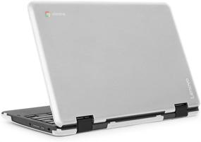 img 3 attached to 📦 mCover iPearl Hard Shell Case for 2018 11.6" Lenovo 300E / Flex 11 Series 2-in-1 Chromebook Laptop - C300E Clear (Not Compatible with Lenovo 300E Windows & N21/N22/N23/100E/500E Chromebook)