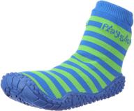 оставайтесь защищенными и стильными с playshoes unisex-child aqua socks: uv защитными полосками на водные туфли. логотип