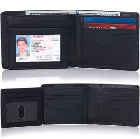 img 3 attached to Alpine Swiss Capacity Flipout Divided Men's Accessories for Wallets, Card Cases & Money Organizers