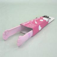 🐱 miya catch cat tongs: 7-inch pink kitchen tool for easy handling and control logo