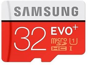 img 1 attached to 📷 SAMSUNG 32GB EVO Plus Карта памяти Micro SDHC класса 10 с адаптером - Высокая скорость 80мб/с (MB-MC32DA/AM)