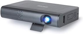 img 4 attached to 💡 Compact Miroir M289 Portable LED Projector: 1080p Native Resolution, Rechargeable Battery, HDMI & USB-C, 2-Year Warranty (Renewed)