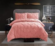 🛏️ cathay home 108620 comforter-sets, twin, coral: luxurious bedding for ultimate comfort logo