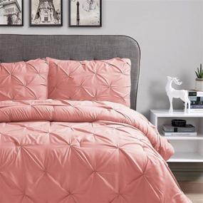 img 1 attached to 🛏️ Cathay Home 108620 Comforter-Sets, Twin, Coral: Luxurious Bedding for Ultimate Comfort