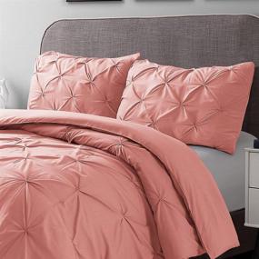 img 2 attached to 🛏️ Cathay Home 108620 Comforter-Sets, Twin, Coral: Luxurious Bedding for Ultimate Comfort