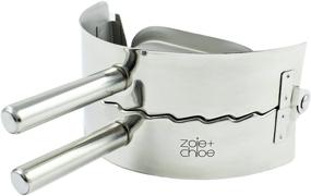 img 3 attached to 🥟 Zoie + Chloe Stainless Steel Dough Press - The Ultimate Multifunctional Tool for Dumplings, Calzones, Ravioli, Empanadas, Turnovers, and Pierogis