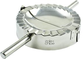 img 2 attached to 🥟 Zoie + Chloe Stainless Steel Dough Press - The Ultimate Multifunctional Tool for Dumplings, Calzones, Ravioli, Empanadas, Turnovers, and Pierogis