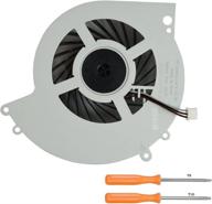 🎮 enhance gaming experience with rinbers internal cpu gpu cooling cooler fan replacement for sony playstation 4 ps4 cuh-1215a cuh-12xxa series console 500gb ksb0912he - includes tool kit логотип