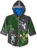 kidorable dragon knight raincoat grey: perfect boys' clothing for rainy adventures! logo