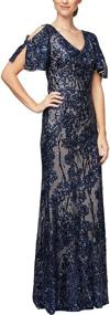 img 4 attached to 👗 Glamorous Collection: Alex Evenings Women's Sequin Dresses for Stunning Style