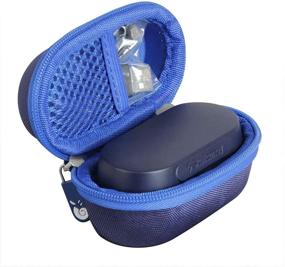 img 4 attached to 🎧 Protect and Carry Your Skullcandy Sesh True Wireless Earbuds with Hermitshell Travel Case (Blue)