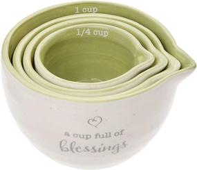 img 2 attached to 🥄 Precious Moments Multi-Color Measuring Cups Set, One Size (191471)