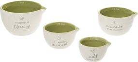 img 4 attached to 🥄 Precious Moments Multi-Color Measuring Cups Set, One Size (191471)