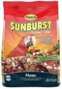 img 1 attached to 🦜 Higgins Sunburst Gourmet Blend Macaw Parrot Bird Food: 3 lb. Bag for Optimal Nutrition and Health of Large Parrots