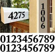 🏠 20 pack 4" mailbox numbers - customizable house address signs for home, office, hotel, or restaurant decoration - black address plaque for enhanced seo logo