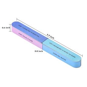 img 3 attached to 12-частый профессиональный набор IFUNSON: 7-тисторонние пилки и полировщики для женщин и девочек, с натуральными эмери-пластинами