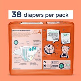 img 3 attached to Premium Performance Eco Diapers Size 4 | Mum & You Nappychat | 38 Diapers | 🌿 Leak Protection, Smart Tube Technology | Hypoallergenic, Dermatologically Tested | 100% Recyclable | No Lotion, Perfume or Dyes