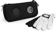 enhance your golf game with stripebird golf performance gloves holder case - ultimate moisture-free storage and protection for your gloves - includes convenient golf bag clip! logo