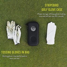 img 2 attached to Enhance Your Golf Game with Stripebird Golf Performance Gloves Holder Case - Ultimate Moisture-Free Storage and Protection for Your Gloves - Includes Convenient Golf Bag Clip!