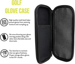 img 3 attached to Enhance Your Golf Game with Stripebird Golf Performance Gloves Holder Case - Ultimate Moisture-Free Storage and Protection for Your Gloves - Includes Convenient Golf Bag Clip!